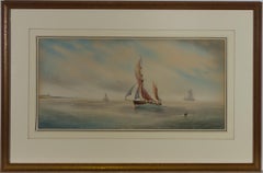Garman Morris (act.1900-1930) - Signed Early 20th Century Watercolour, Calm Seas