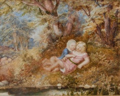 Guido Reni Bach (1826-1905) - Mid 20th Century Watercolour, Babes in the Wood