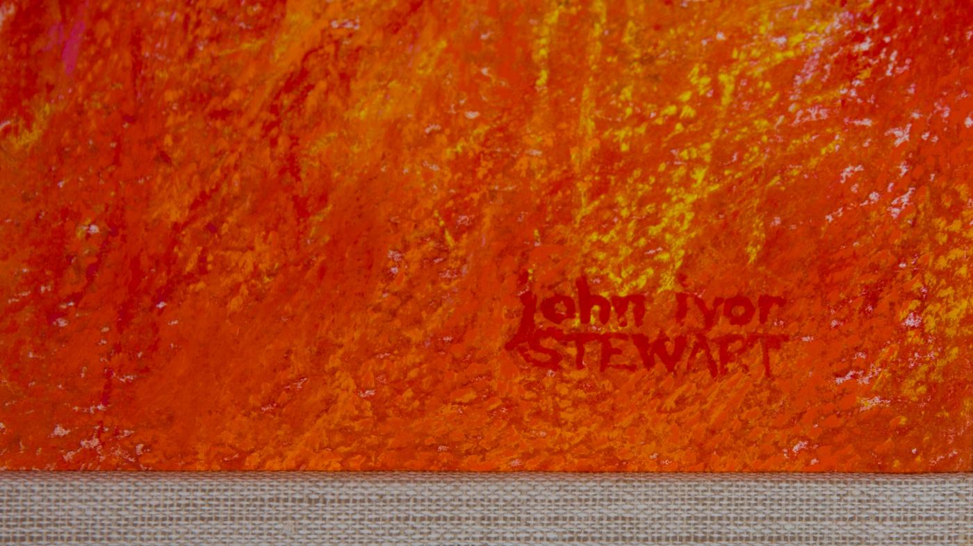 John Ivor Stewart PPPS (1936-2018) - Contemporary Pastel, CarriÃ¨re de Ocher 4