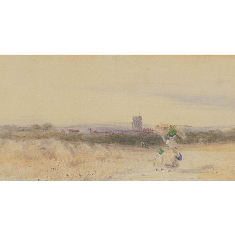 Attrib. Frederick Barry - Late 19th Century Watercolour, A View of Gloucester For Sale 1