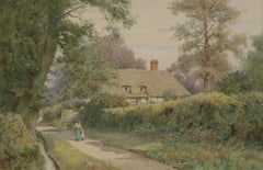 Thomas Nicholson Tyndale (1860-1930) - 20th Century Watercolour, Clifden Hampden
