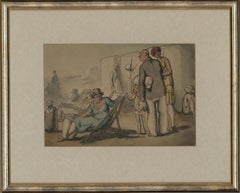 Harold Hope Read (1881-1959) - Framed Pen and Ink Drawing, Holiday Makers