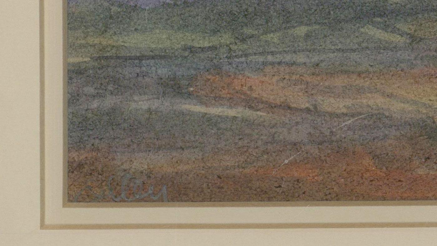 Ronald Olley (b.1923) - Framed 20th Century Watercolour, Continental Landscape For Sale 3