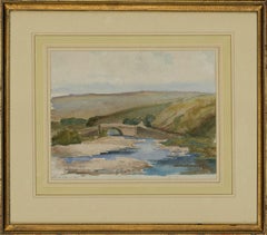 Percy Lancaster RBA RI (1878-1951) - Aquarell, Flusslandschaft