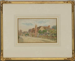 Thomas Nicholson Tyndale (1860-1930) - Acuarela, Milton Cottage