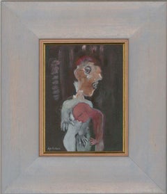 Lys Hansen - Encadré, gouache, « In Search of the Milk of Human Kindness », 2003