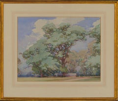 Vintage Alfred John Billinghurst (1880-1963) - Signed Watercolour, Woodland Scene