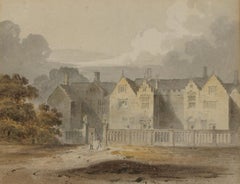 Attributed to John Chessell Buckler (1793-1894) - Watercolour, Stately Home