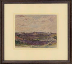 Claude Graham Muncaster RWS ROI RB (1903-1974) - Aquarelle, paysage, 1921