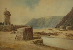 Lewis Mortimer - Signed & Framed 20th Century Watercolour, Sunny Harbour