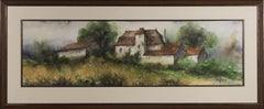 20th Century Watercolour - French Farmstead