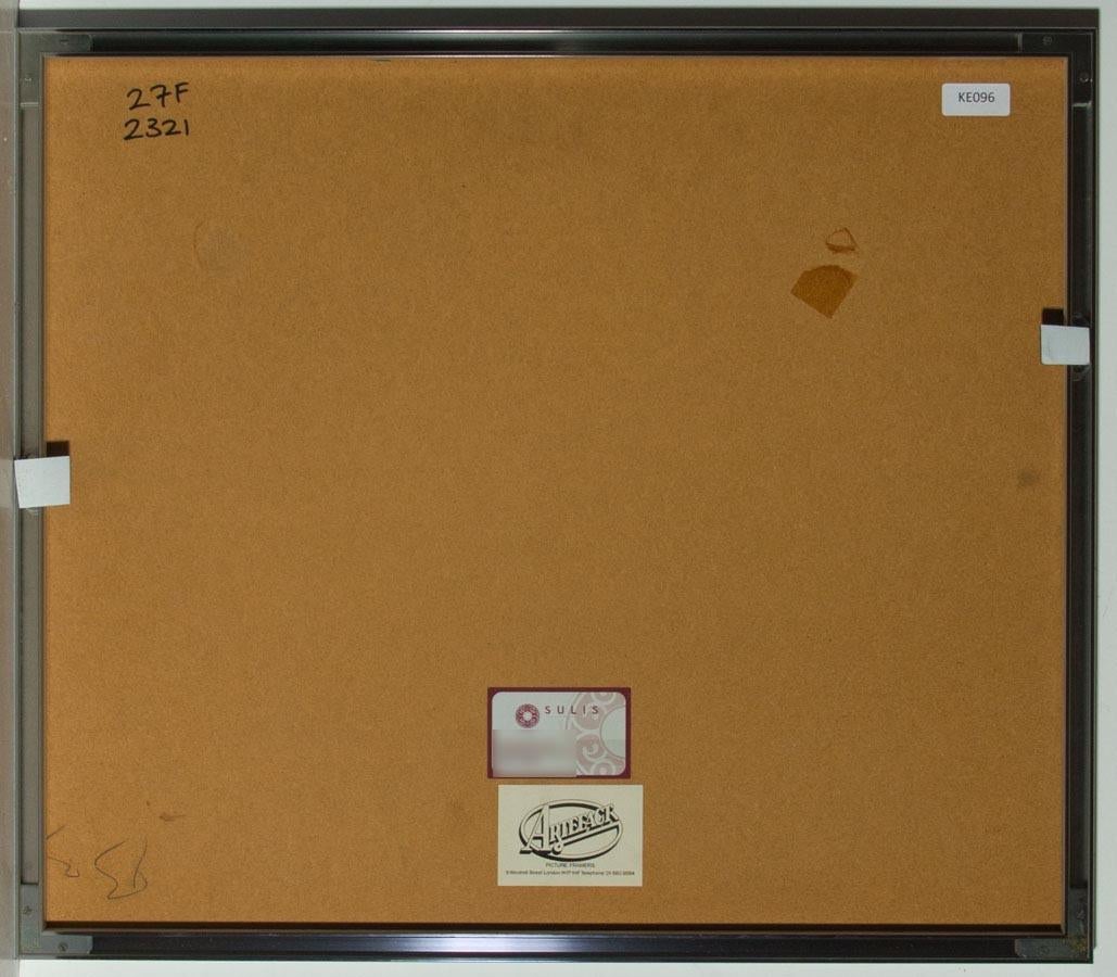 Peter Collins ARCA - Disegno in grafite del 1975 firmato e incorniciato, autoritratto in vendita 2