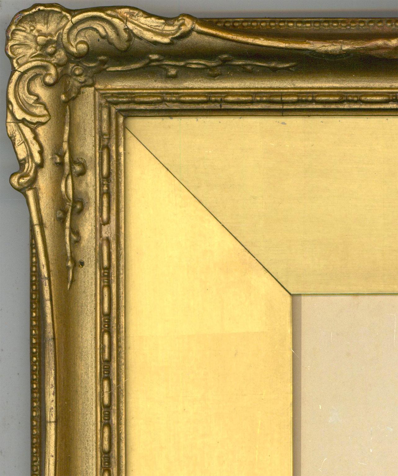 Andrea Finardi – vergoldetes gerahmtes Aquarell aus dem 19. Jahrhundert, „Der junge italienische Jünger“ im Angebot 1