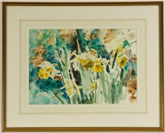 Francis Edward James (1849-1920) RWS RBA NEAC - Aquarell, Daffodils