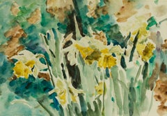 Francis Edward James (1849-1920) RWS RBA NEAC - Watercolour, Daffodils