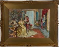 C. De Filippi - Early 20th Century Watercolour, The Lover's Encounter
