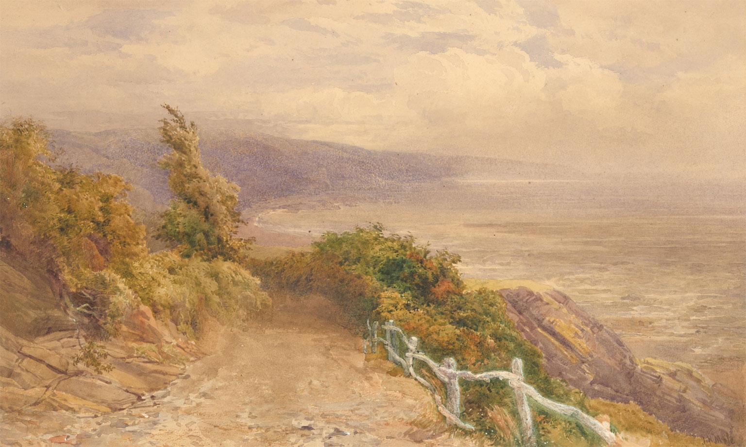 John Henry Mole (1814-1886) - 19th Century Watercolour, Coastal Landscape 3
