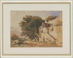 David Hall Mckewan RI (1816-1872) - Mid 19th Century Watercolour, Stone Cottage