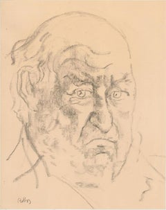 Zsuzsi Roboz (1929-2012) - Graphite Drawing, Portrait of Lord Weidenfeld