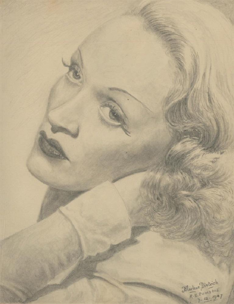 H.E. Swinscoe - 1947 Sketchbook, Hollywood Stars 2