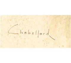 Chabellard - Signed & Framed Early 20th Century Watercolour, Hung Rabbit