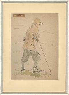 Attrib. John Murray Thomson RSA RSW (1885-1974) - Watercolour, The Shepherd