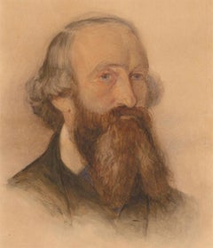 Late 19th Century Watercolour - Portrait of a Victorian Gentleman