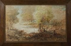 Andrew MacCallum (1821-1902) - Signed & Framed 20th Century Watercolour, River