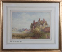 E.A. Hopwood - 1905 Watercolour, The Old Court House, Madeley, Salop