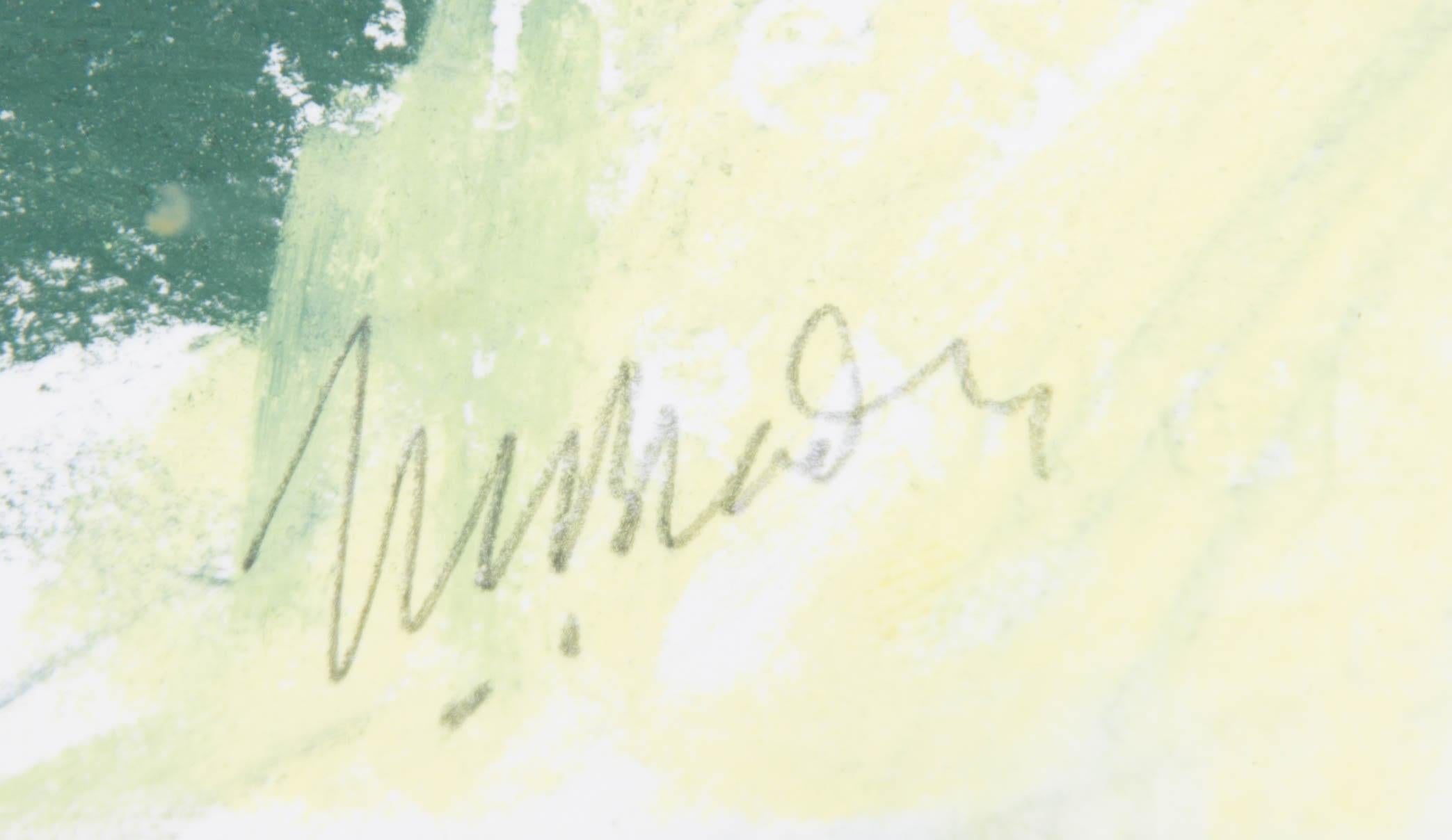 John Blandy - Signed & Framed 2011 Pastel, Seacourt For Sale 3