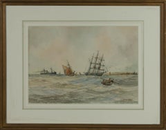 Aubrey Ramus - Early 20th Century Watercolour, Ships at Sea