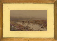 J.L. Williams - Late 19th Century Watercolour, Post Bridge