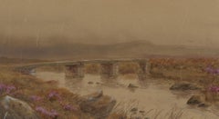 J.L. Williams - Late 19th Century Watercolour, Post Bridge