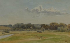 Walter Bothams (1850-1914) - Acquerello del XIX secolo firmato e incorniciato, paesaggio