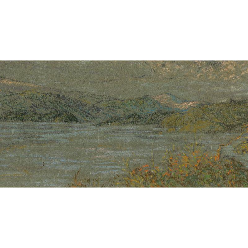 Osmond Hick Bissell ARWA PS - Mid 20th Century Pastel, Mountainous Landscape For Sale 2