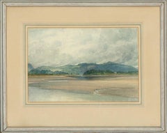 William Townley - 1952 Acquerello, Estuario di Leven, Greenodd