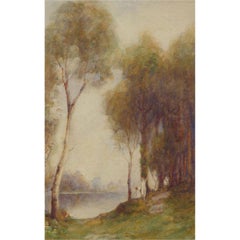 Horace Middleton R.B.A - Signed 19th Century Watercolour, At the Water's Edge