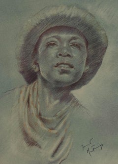 Franco Matania - Mid 20th Century Pastel, Pacific Island Boy