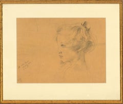 Alfred Kingsley Lawrence RA (1893-1975) - Graphite Drawing, Lady Sarah Stuart