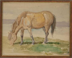 Attribut. John Murray Thomson (1885-1974) – Aquarell, Pferd, frühes 20. Jahrhundert