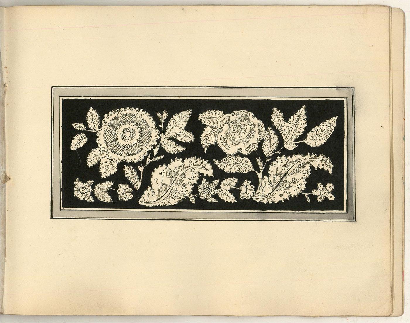 Catherine Board - Early 19th Century Album, Architectural and Floral Studies For Sale 2