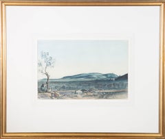 Claude Muncaster RWS (1903-1974) - 20. Jahrhundert Aquarell, Majorcan-Landschaft