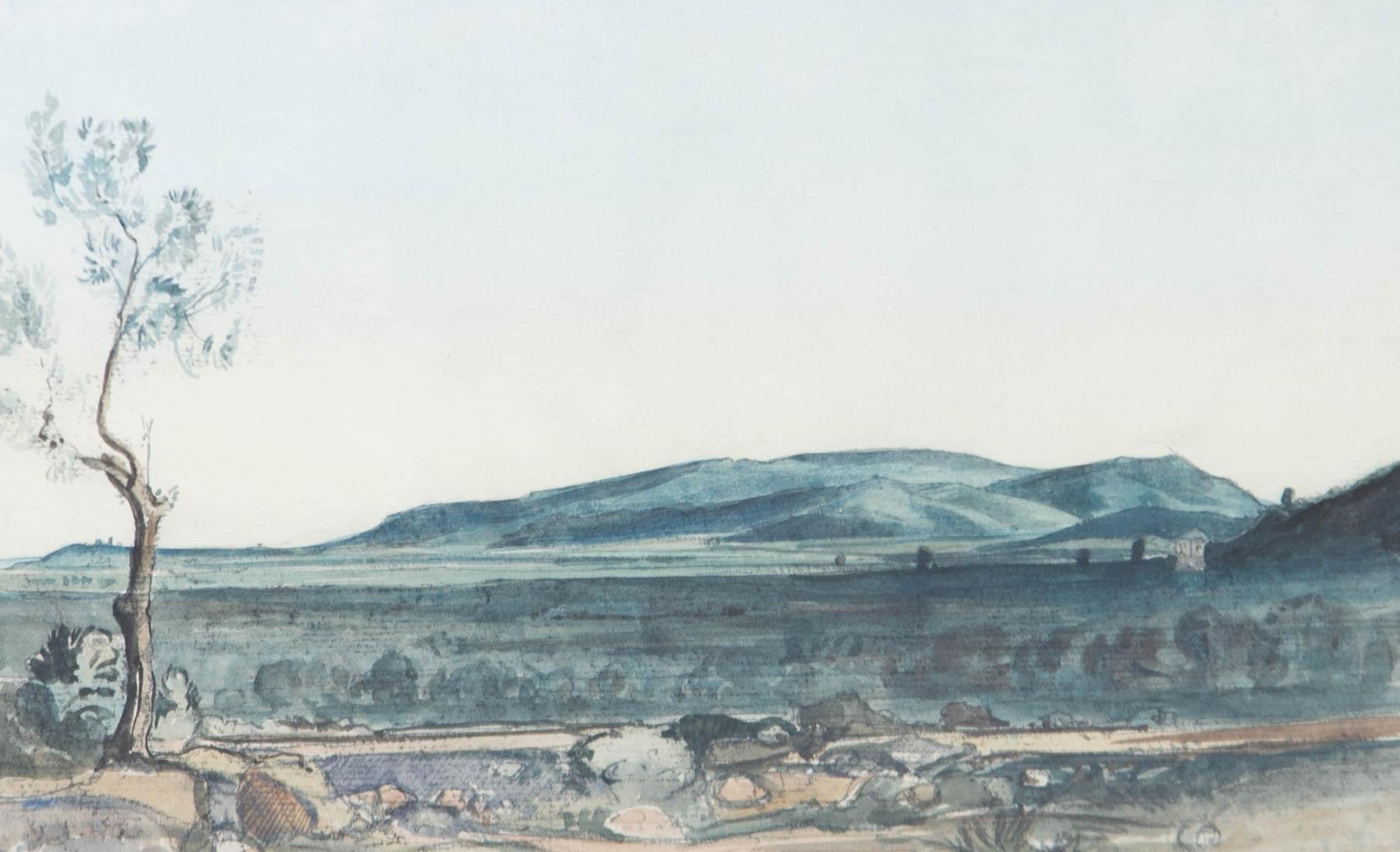 Claude Muncaster RWS (1903-1974) - 20th Century Watercolour, Majorcan Landscape - Art by Claude Muncaster RWS ROI
