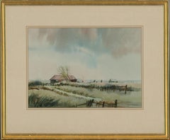 Keith Johnson - 20th Century Watercolour, Day at the Farm