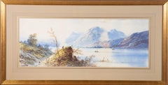 Vintage Edwin Earp (1851-1945) - Early 20th Century Watercolour, Misty Foothills