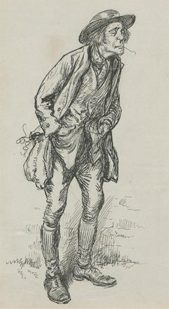 Attrib. Gordon Browne RI, RBA (1858-1932) - c.1913 Pen & Ink Drawing, Mr. Craig