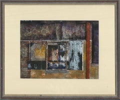 Vintage Peter Clarkson - Contemporary Watercolour, Ruined House, Sicily