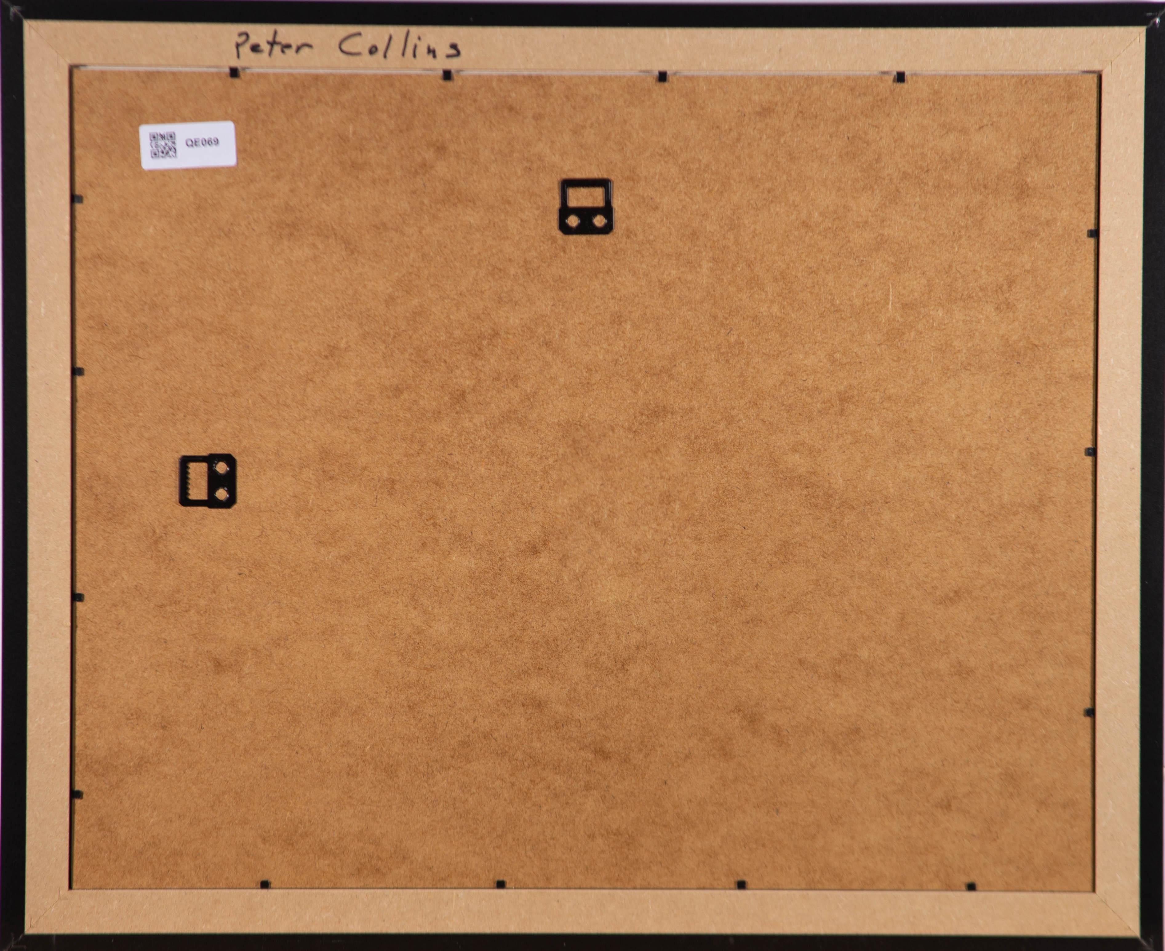 ARCA - Dessin au fusain du 20e siècle, étude de la tête de personnage, par Peter Collins - Gris Portrait par Peter Collins ARCA