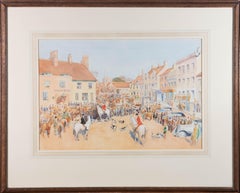 Contemporary Watercolour - Hunt Day