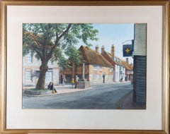 Joan Morgan - Signed & Framed Mid 20th Century Watercolour, Sleepy Village